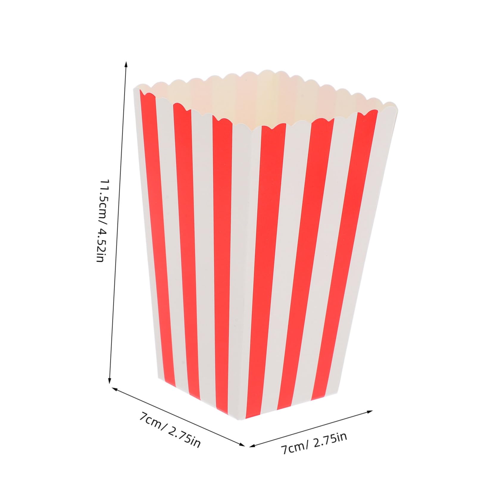 OFFSCH Popcorn Buckets for Party 36 Pack Movie Popcorn Containers Disposable French Fries Cups Boys and Girls Movie Night Supplies