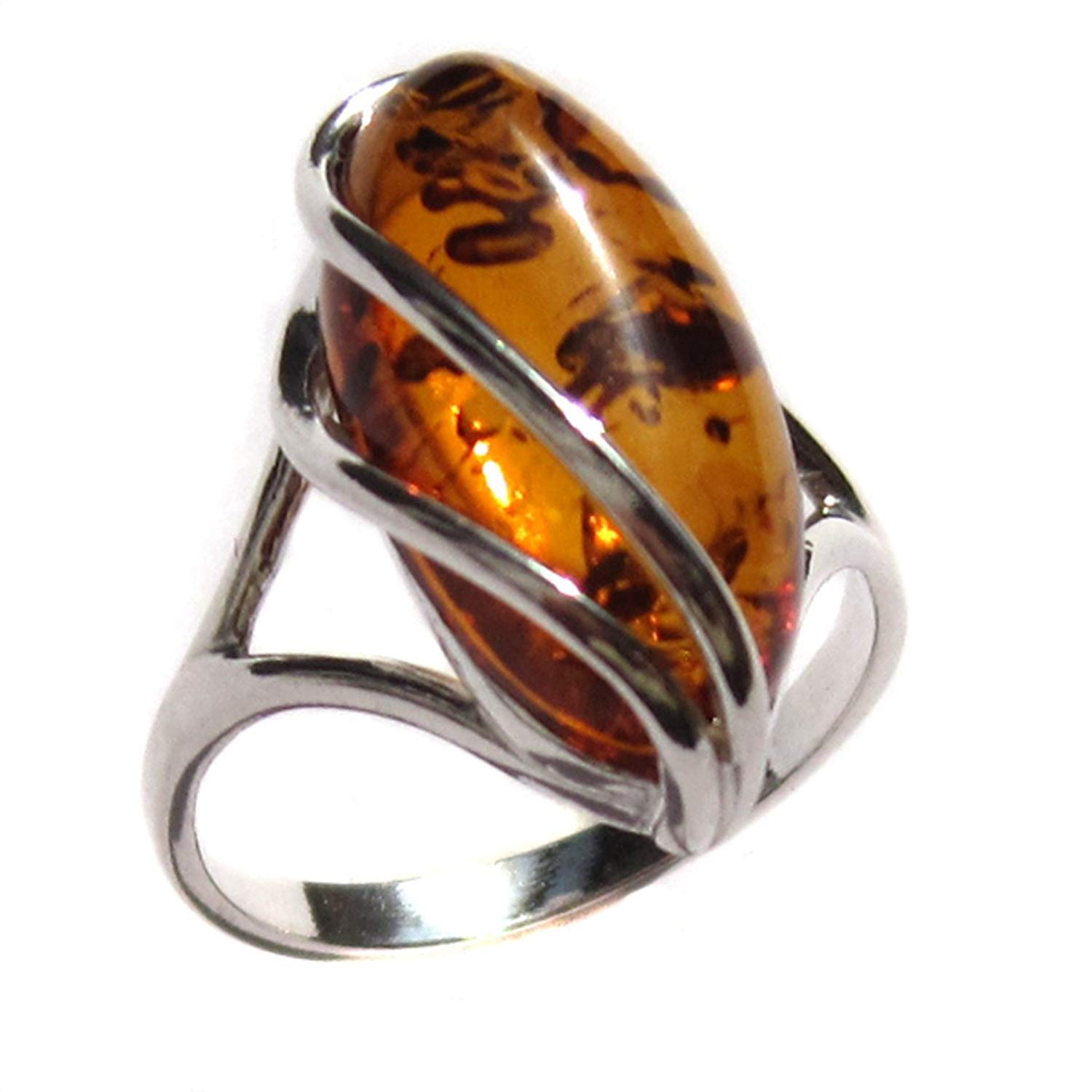 Ian and Valeri Co. Oval Amber Ring