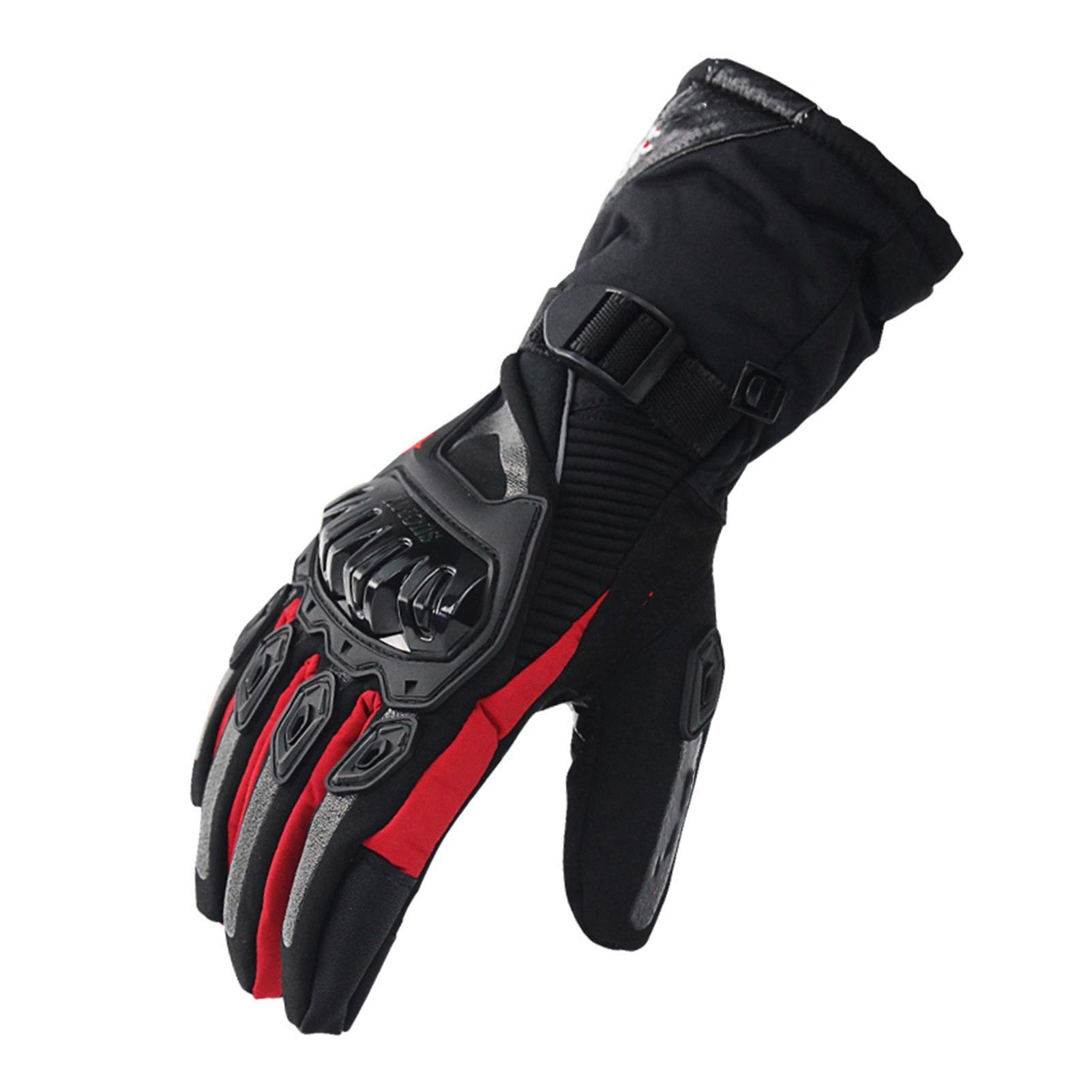 Guantes de ciclismo para motocicleta, resistentes al viento, impermeables, cálidos, para invierno, para pantalla táctil