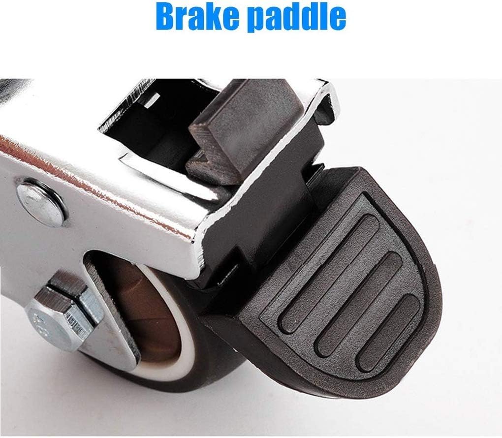 Furniture Castors Replacement Wheels Casters Wheels Swivel Furniture Moving Wheels Threaded Caster Wheel Office Chair Caster Universal Castor Casters