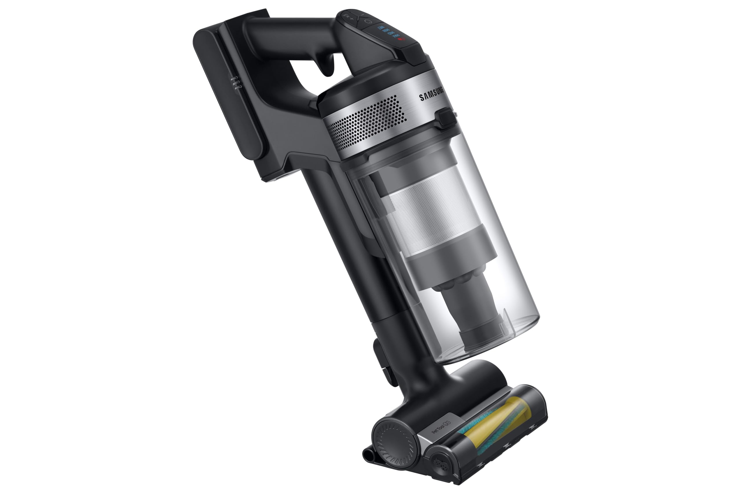 Samsung Aspiradora sin Cable Jet 75E Pet 200AW VS20B75AGR5/WA | Gran poder de succión, Con Cepillo para Mascotas, Sistema de filtración multicapa, Diseño ergonómico y ligero