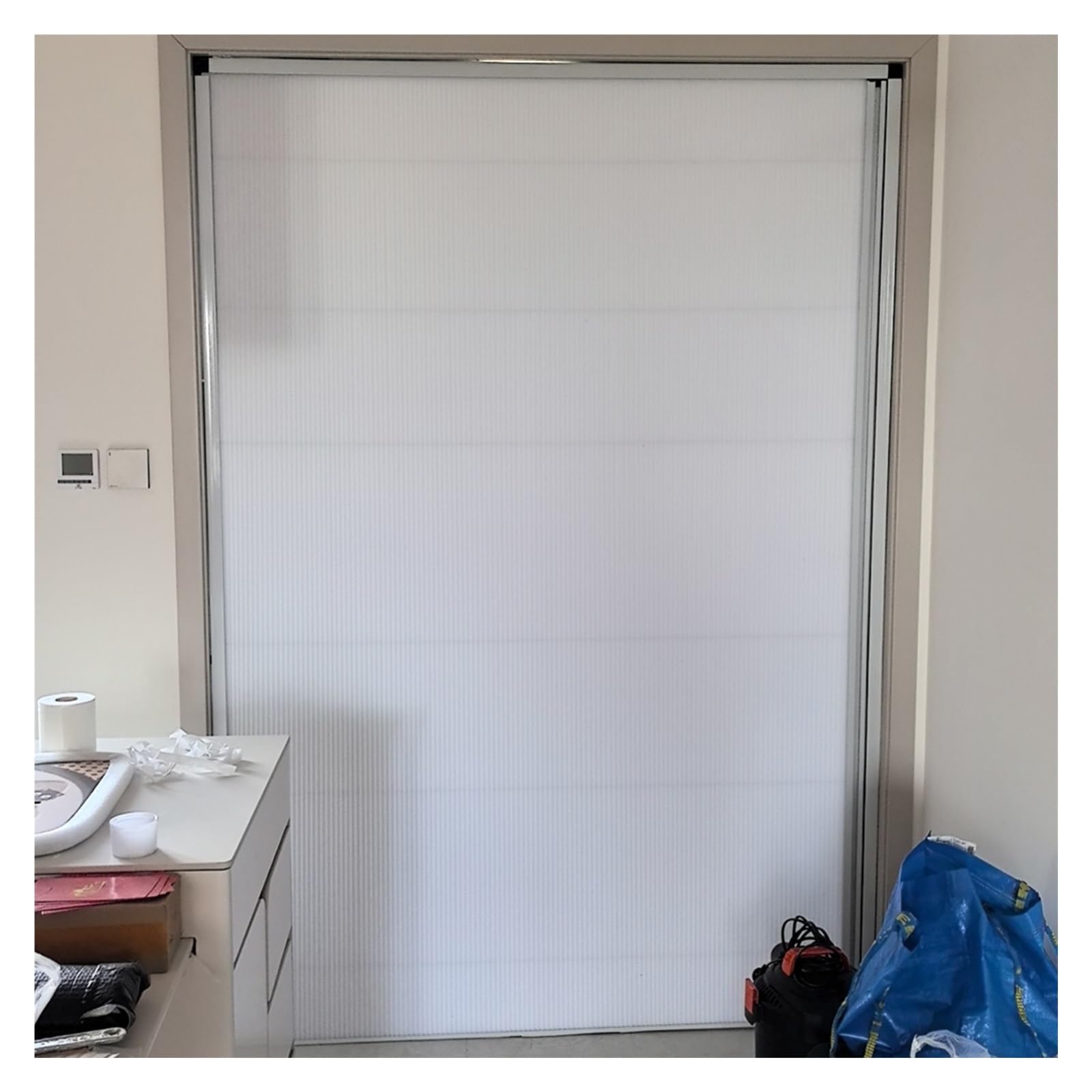Amufjj Wxh Concertina Door Ultra-Wide Internal Folding Doors Accordion Door 170 150 120 100 90 80 70 60 Cm, Hidden Honeycomb Concertina Door For Closet/Attic(120X200cm/47.2X78.7in)