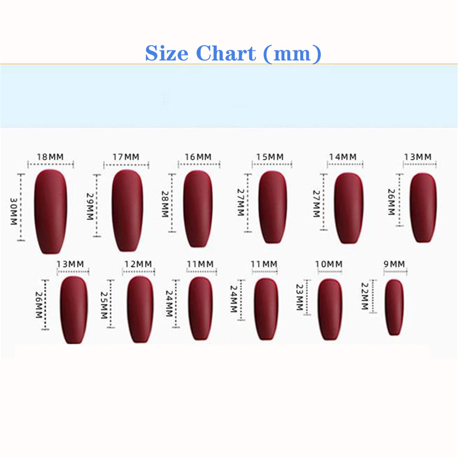 Unghie Finte Lunghe Copertura Completa con Colla Blush Staccabile Fiori Rosa Stampa sulle Unghie 24 Pezzi Suggerimenti per Nail Art per Unghie per Saloni di Bellezza e Donne Nail Art Fai da Te