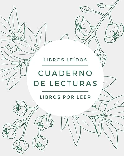 CUADERNO DE LECTURAS Libros leídos. Libros por leer: Diario de registro de lecturas, lista de deseos, préstamos de libros. (Auto) regalo para amantes de la lectura. Agenda literaria vintage.