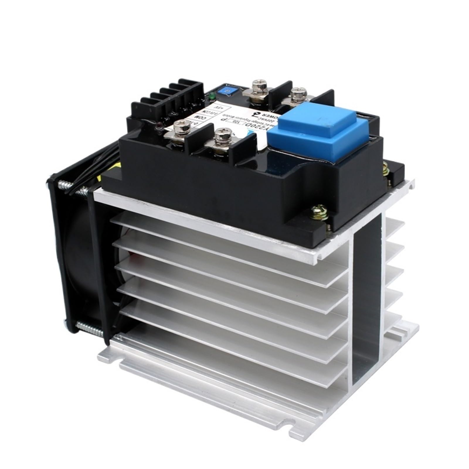 Relè a stato solido Modulo regolatore di tensione CA monofase con isolamento completo migliorato 220V 380V 100A 120A Modulo regolatore di potenza con dissipatore di calore(120A,220V)