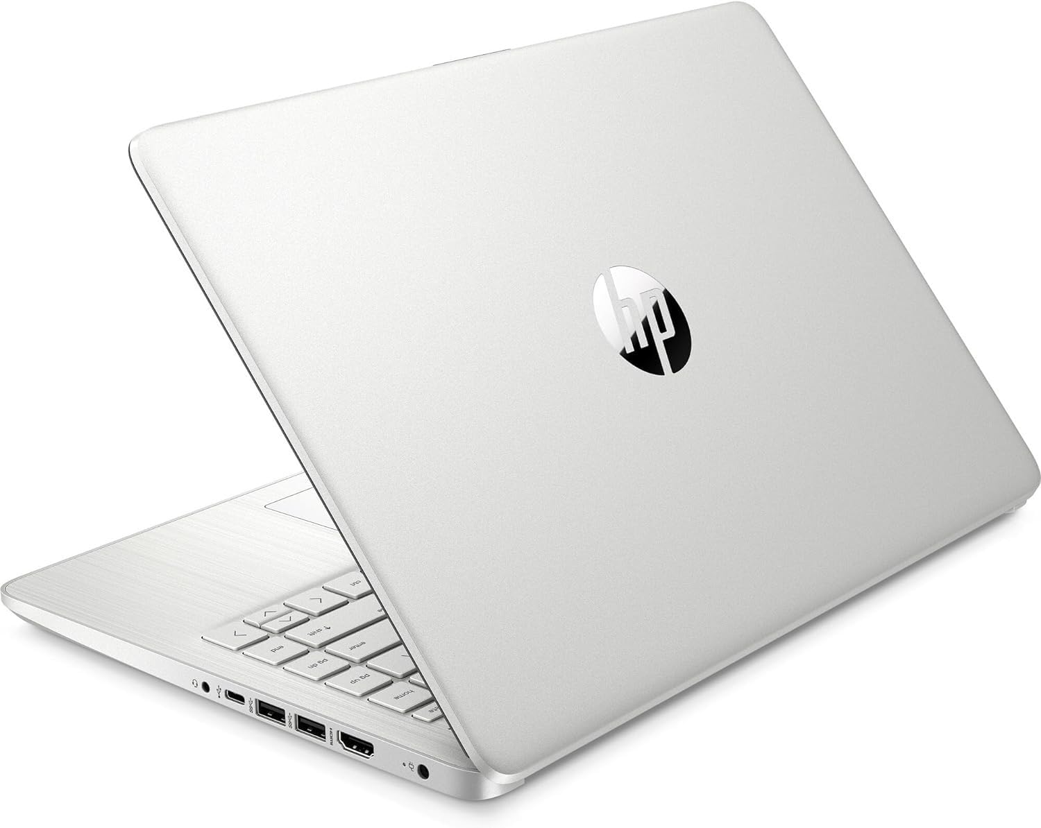 HP Laptop 14s-dq3000sl, Intel Celeron N4500, RAM4GB DDR4, SSD 128GB, Scheda Intel UHD, Display 14” FHD, SVA, Antiriflesso, Wi-Fi, Bluetooth 4.2, Win11S, Microsoft 365 Personal 12 mesi incluso, Argento