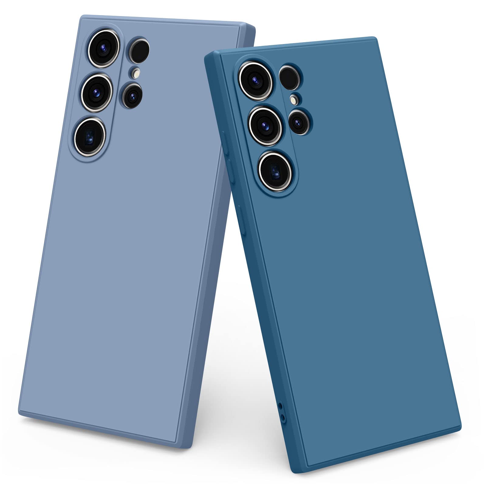 Oumida for Samsung Galaxy S23 Ultra Case Waterproof, Built in Screen Protector 360° Full Body Heavy Duty Shockproof IP68 Waterproof Galaxy S22 Ultra Case 5G 6.8 inch (Navy Blue/Blue Grey)