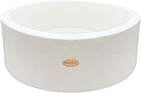 Vista 12 de Pozo de bolas de forro polar suave de 35.4 pulgadas y corralito para niños pequeños y bebés, centro de juegos de espuma para interiores y Negro