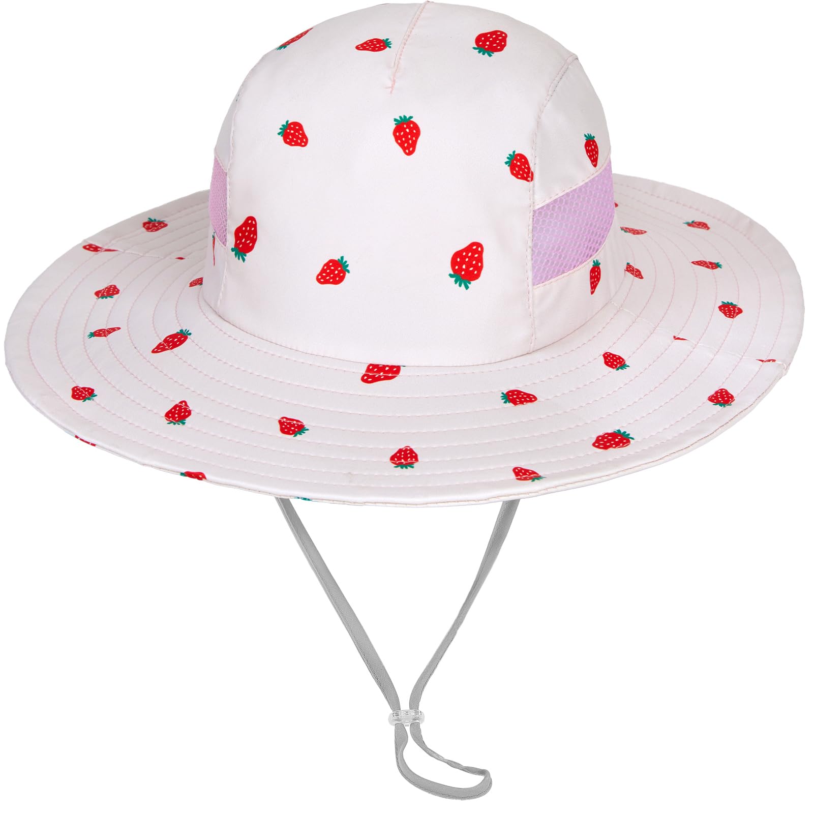 ICOSY Sun Hat for Kids Girls, UPF 50+ Wide Brim Beach Hat for Toddler