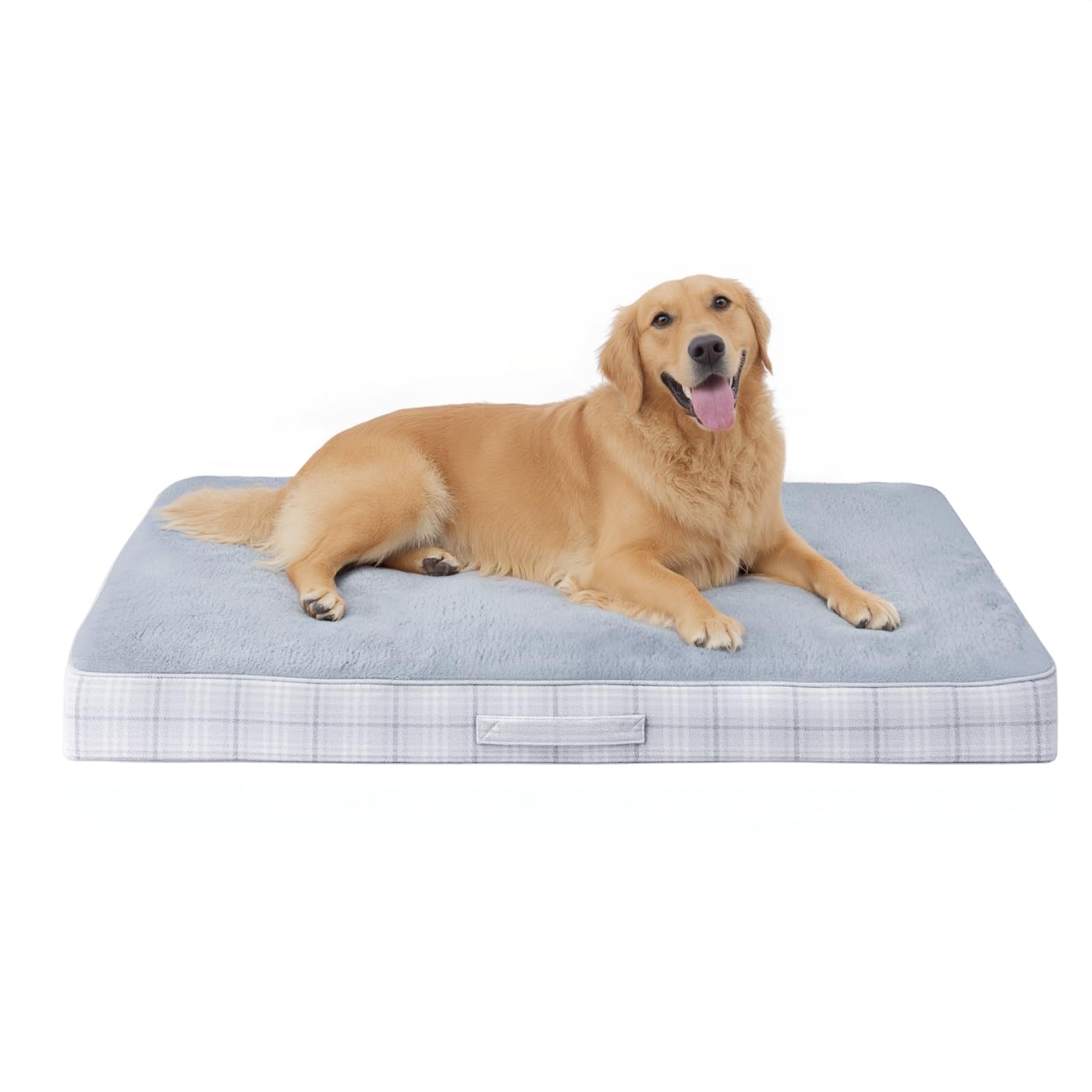 MIHIKK Washable Orthopedic Dog Bed for Large Dogs, L Waterproof Pet Bed with Egg Crate Foam Strong Support, Machine Washable Cover & Anti-Slip Bottom