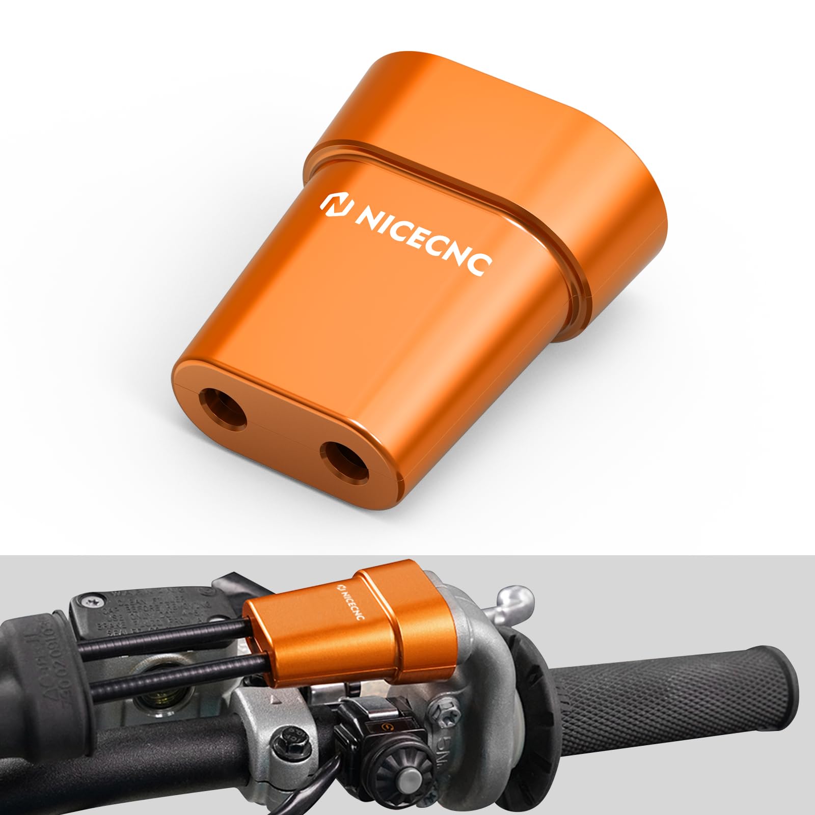 Cache-câble d'accélérateur en aluminium NICECNC anti-casse pour Husqvarna - 8
