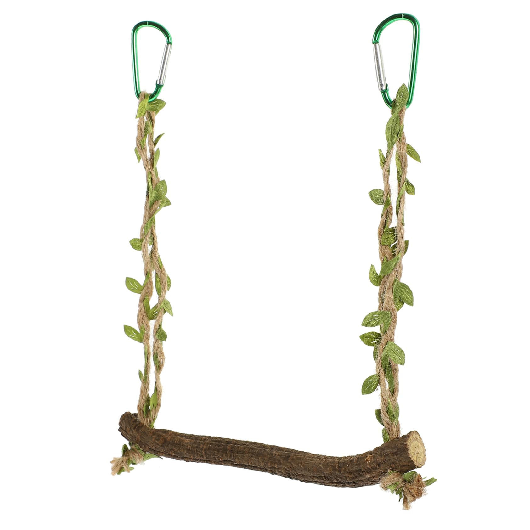 YARNOW 5pièces Perche pour Oiseaux Jouet à Balançoire Naturel pour Perruches Et Perroquets Support Entraînement Pratique Et Accessoire pour Cage à Oiseaux
