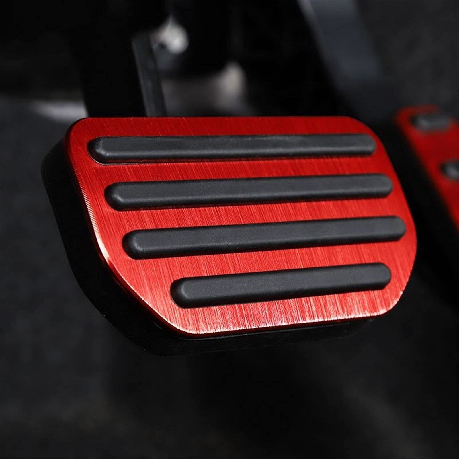 Lewe pedały podnóżka Osłona pedału hamulca samochodowego Jimny, dla akcesoriów Suzuki, Jimny 2010-2022 Zestaw nakładek na pedały samochodowe(3pcs for manual gear)