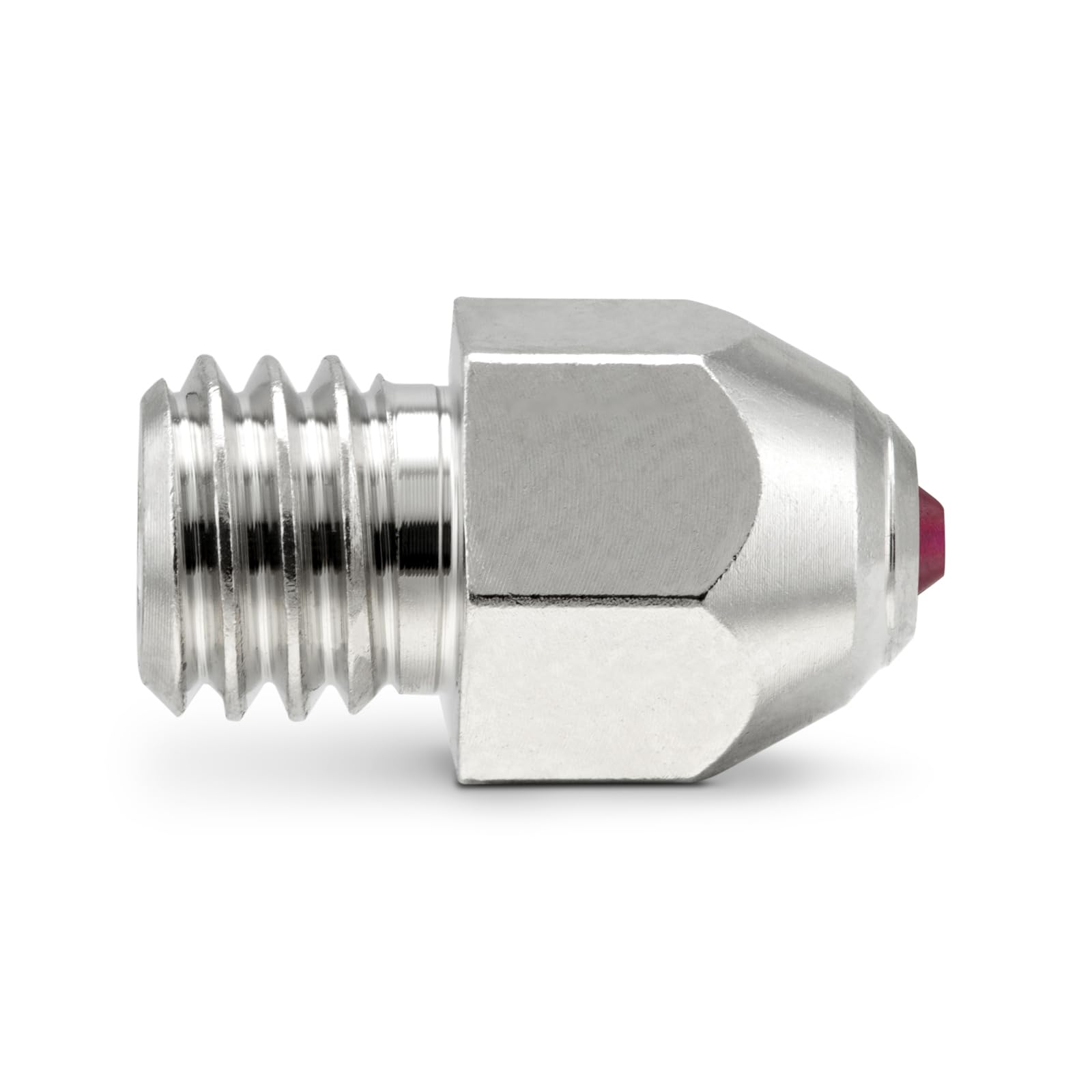 MK8 - Buse Rubis 0,6 mm pour imprimante 3D Ender 3, CR-10, Elegoo Neptune 3, Sovol SV06 et plus, corps en cuivre plaqué nickel trempé et résistant à l'abrasion