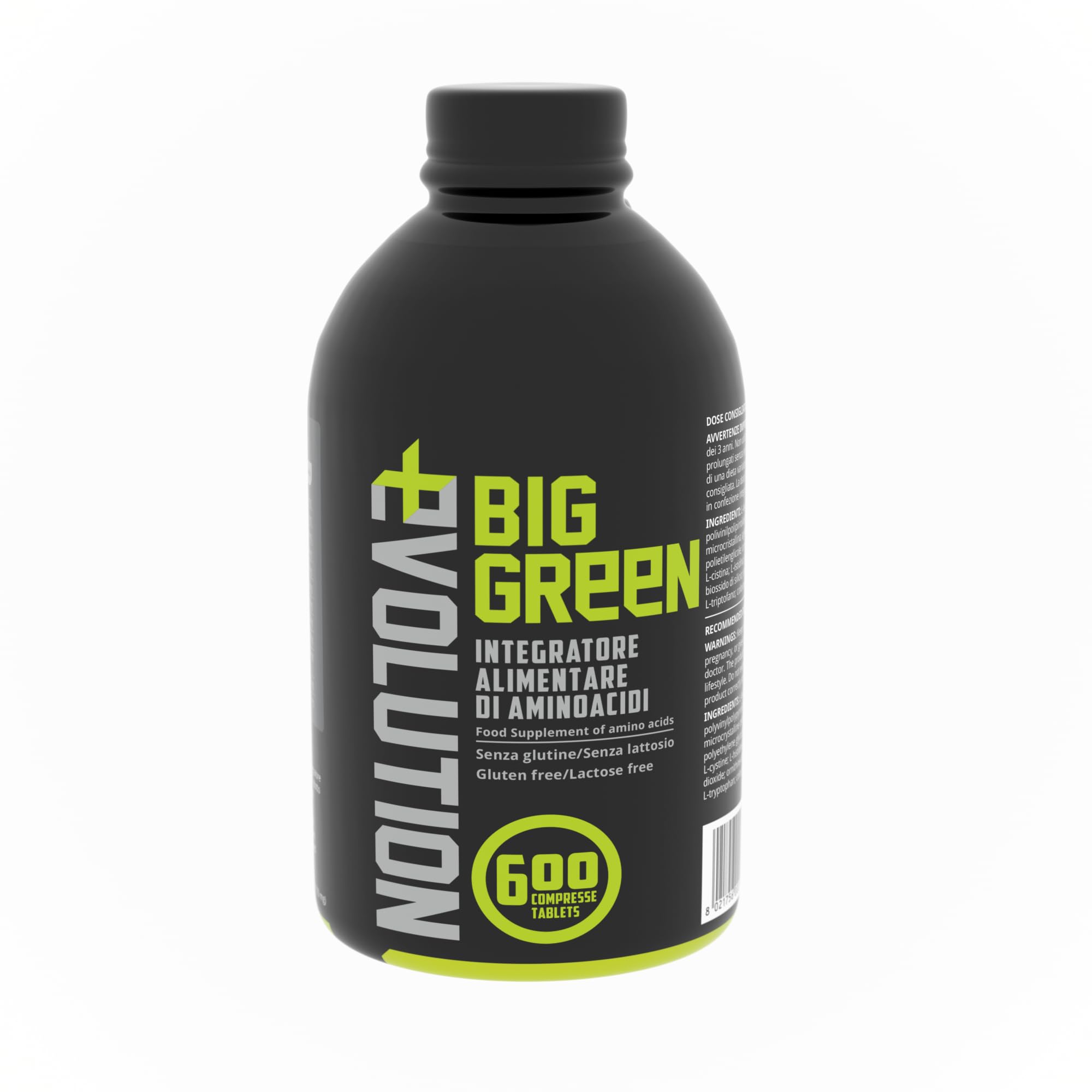 Big Green Evolution, 9 aminoacidi essenziali + Ornitina α-chetoglutarato (OKG) (600 Compresse)