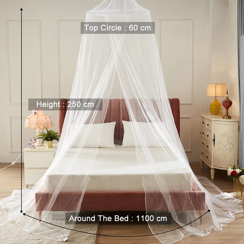 Zanzariera Per Letto Matrimoniale E Da Viaggio - 60x250x1050 Cm, Bianco, Per Casa E Campeggio - Foto 13