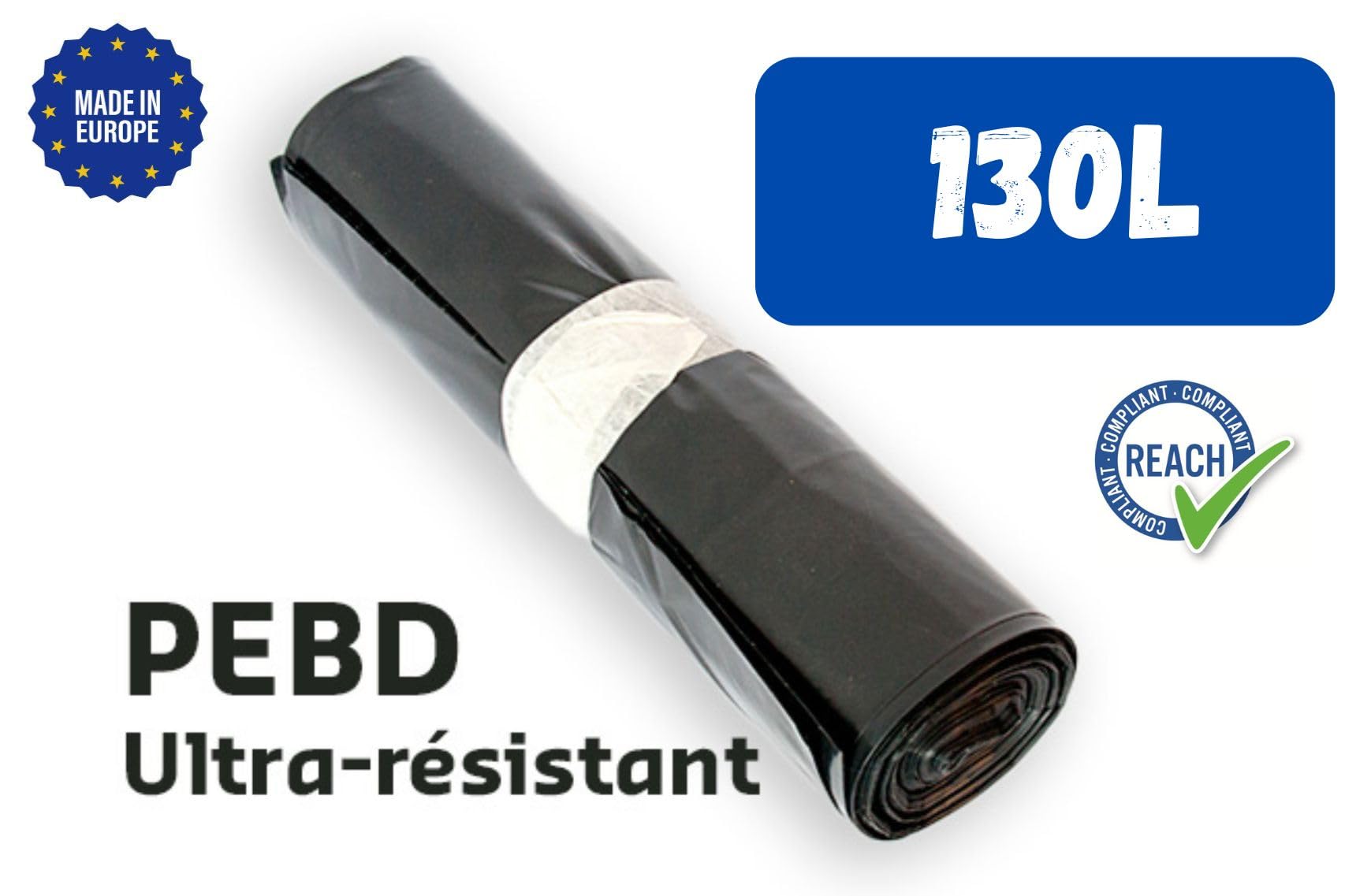 Sacchi Sacchetti Busta Spazzatura Neri, Uso Professionale O Casalingo Misura 55 X 65 Cm 1 Kg Art - Foto 9