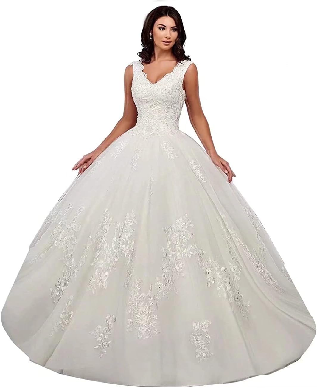 Dexinyuan Lace Mermaid Wedding Dresses for Bride 2026 Summer Beach Boho Bridal Gowns for Women