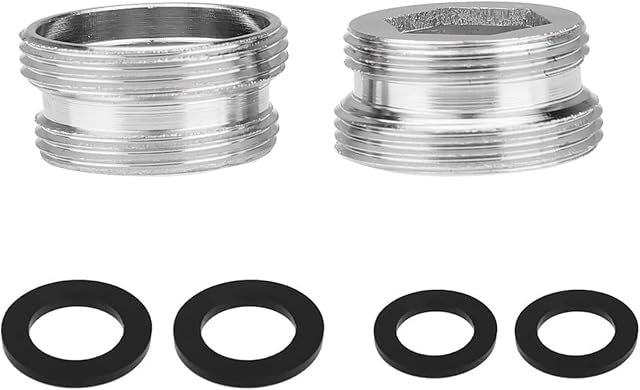 ENLACE Adapter do kranu M20 na M22, 2 sztuki gwintów zewnętrznych kran perlator złącze wtykowe odpowiednie do armatury kuchennej, oszczędzania wody, filtrów wody, węży