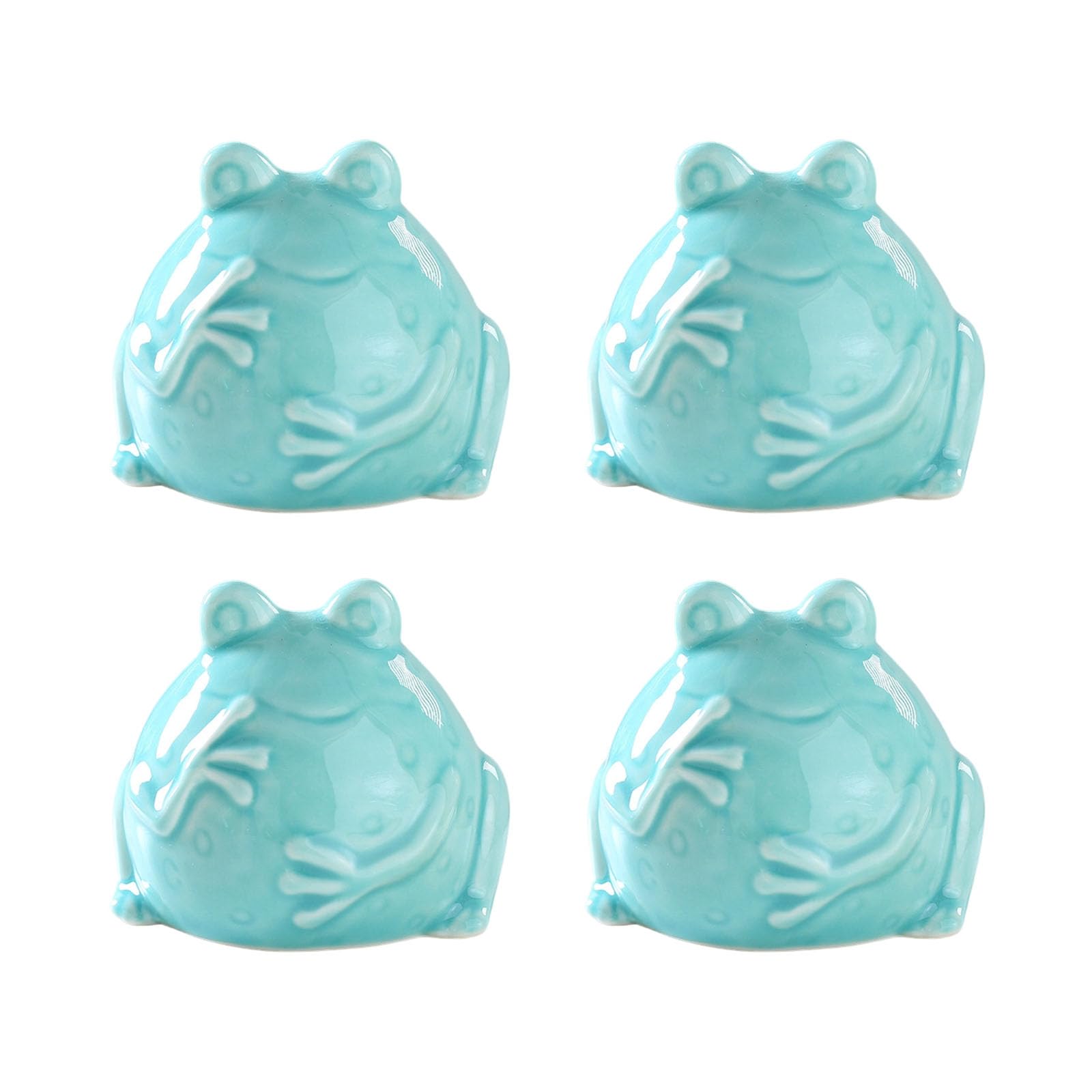 Limtula Adorable Nature Themed Toilet Bolt Covers Set of 4 Ceramic Bathroom Upgrade Accessories Sea Theme Bathroom Decor