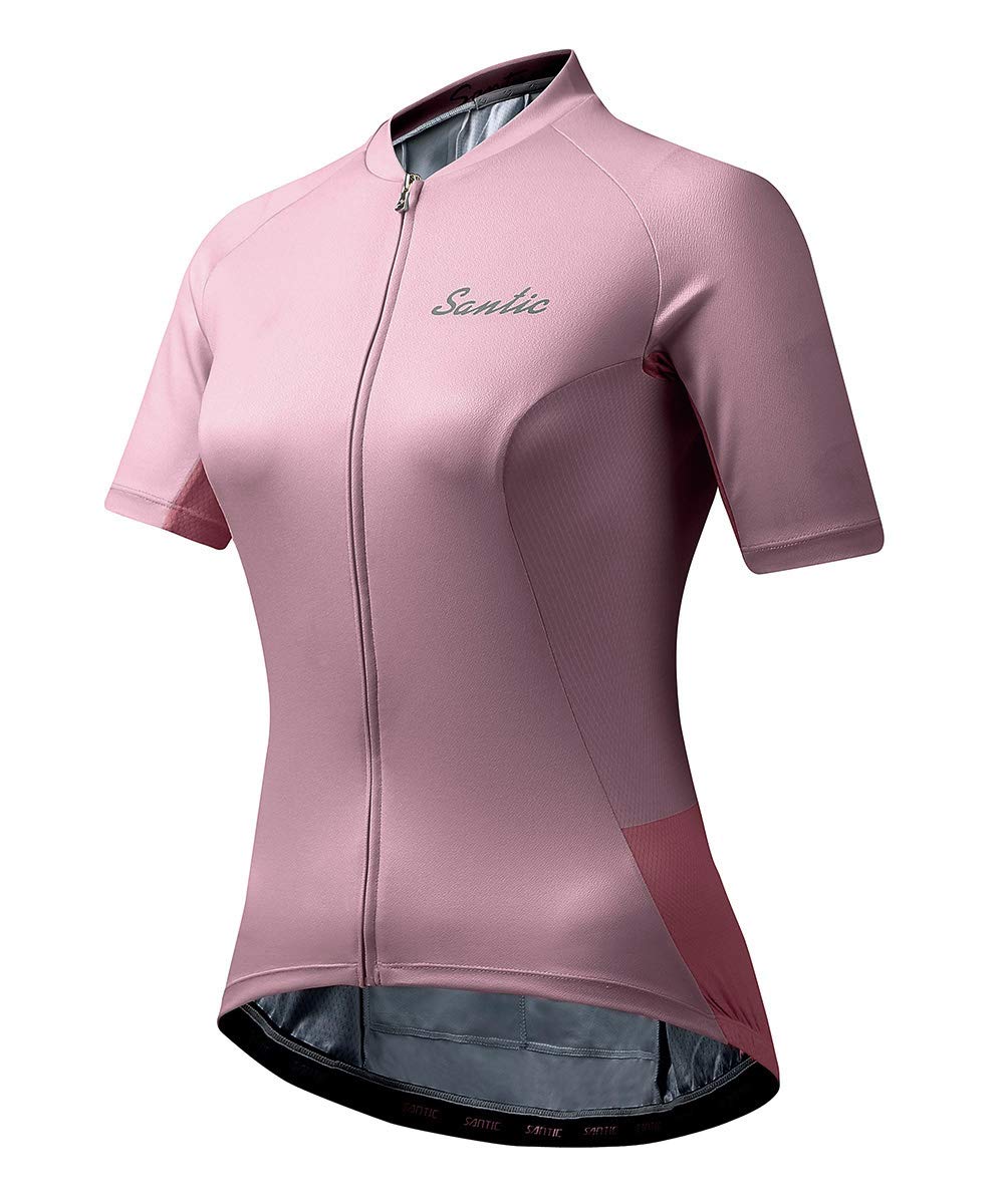 SanticWomen's Bike Shorts with Padded Cycling Underwear Quick Dry Breathable Side Pockets