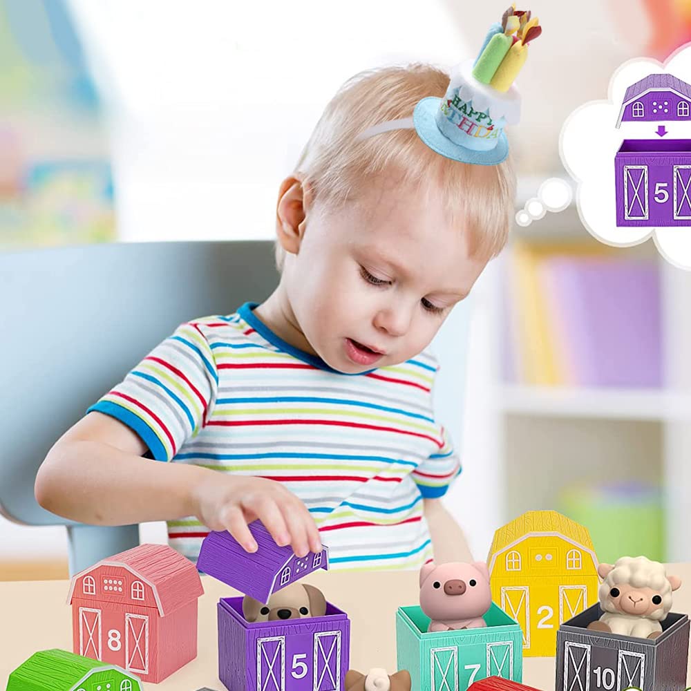YGCHEN Compleanno Cerchietto Mini Cappello Fascia Torta Candele Cerchietti Happy Birthday Corona Tiara Festa Fascia per Capelli Bambini Compleanno Cappellini Cerchietto 2 Pezzi