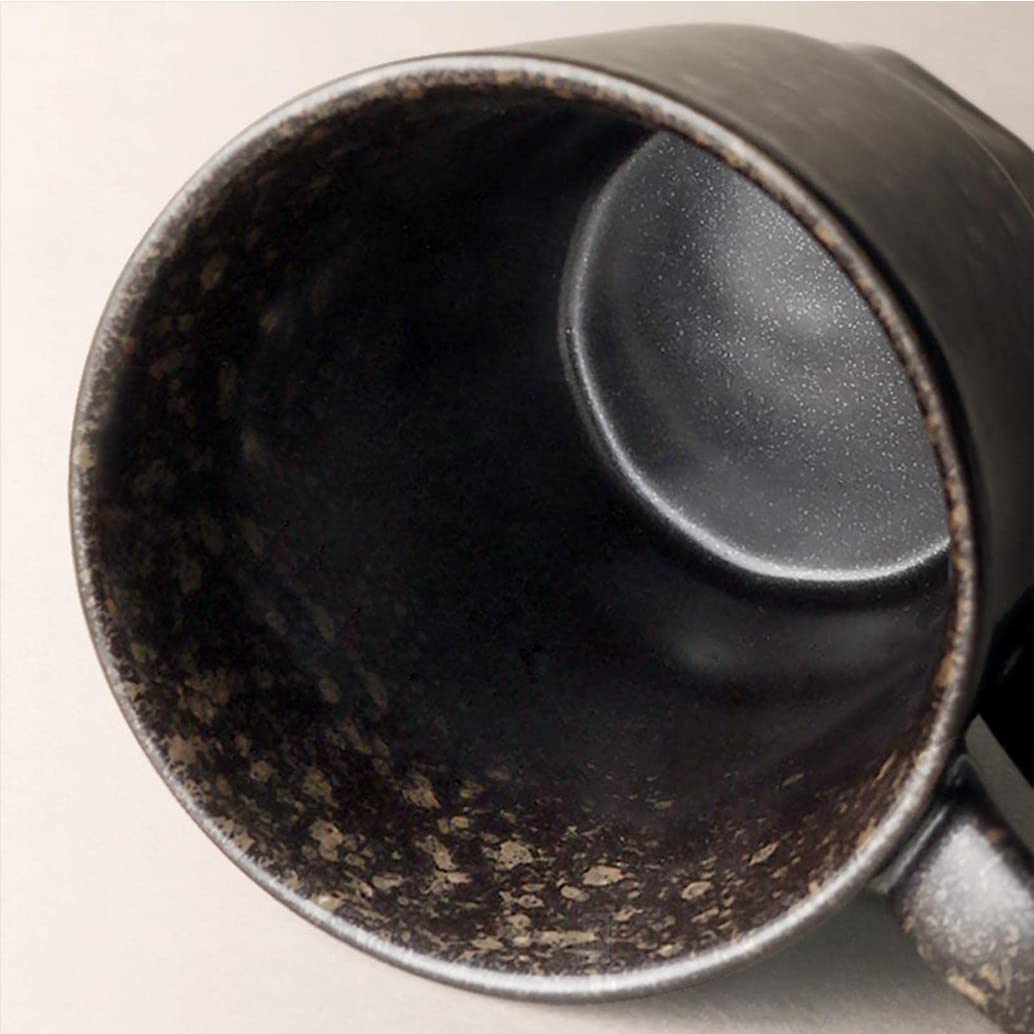 Ręcznie robiony ceramiczny kubek do kawy dla par, rustykalny kubek do kawy z kamionki, porcelanowy kubek na wodę do mleka spersonalizowany kubek do herbaty z ceramiki, nadaje się do zmywarki i kuchenki mikrofalowej D