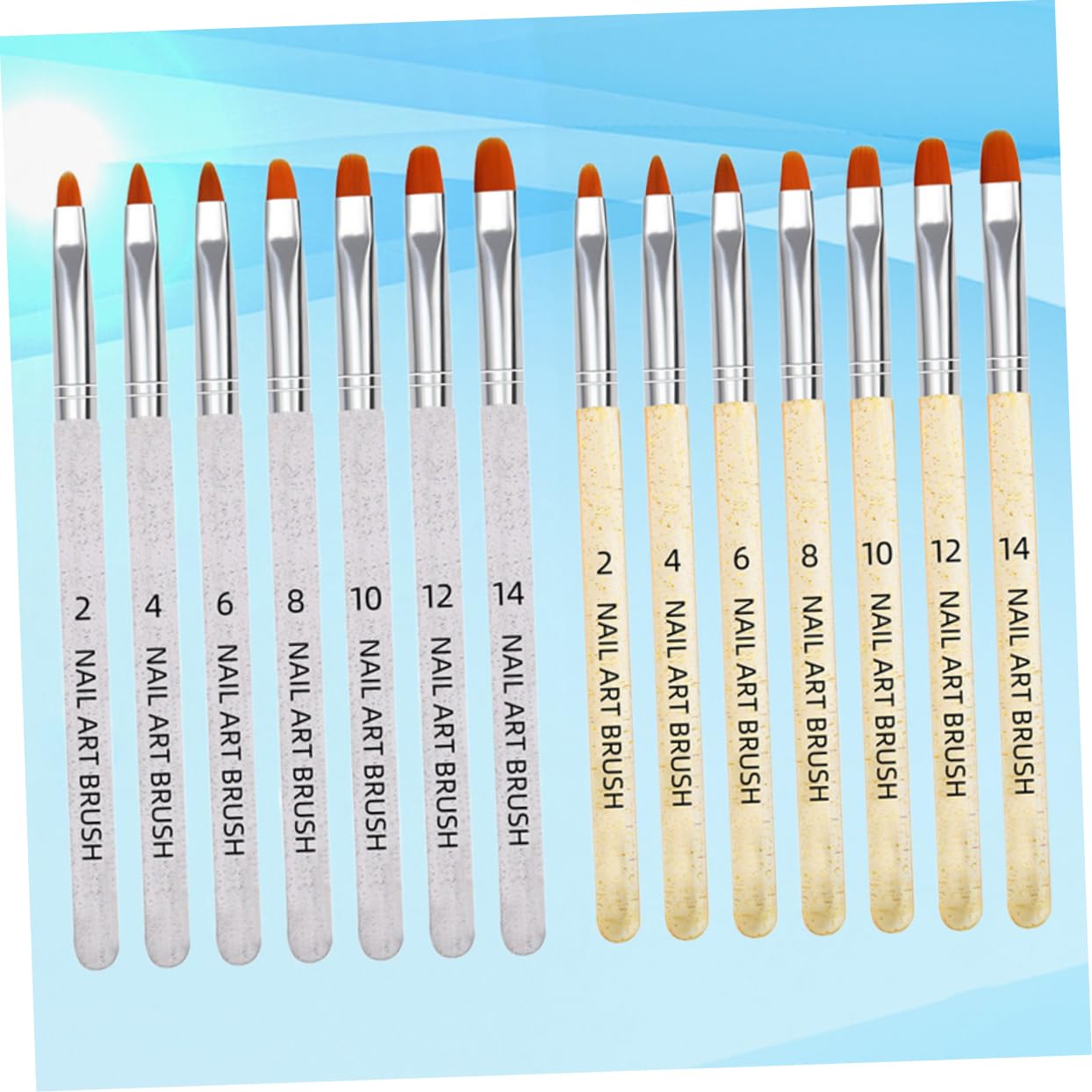 Healvian Set Di 3 Pennelli Per Nail Art Pennelli Per Punteggiatura Pennelli Per Pittura Pennelli Per Manicure Facili Da Usare 14 Pezzi*3