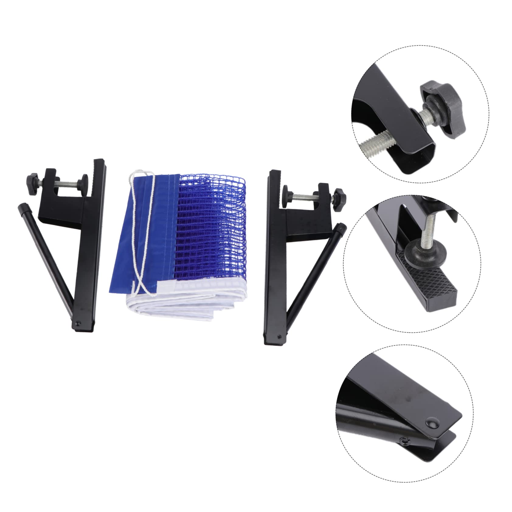 balacoo Professional Table Tennis Net Frame Portable Pong Net Post for Outdoor Indoor Play Easy Install Accessory