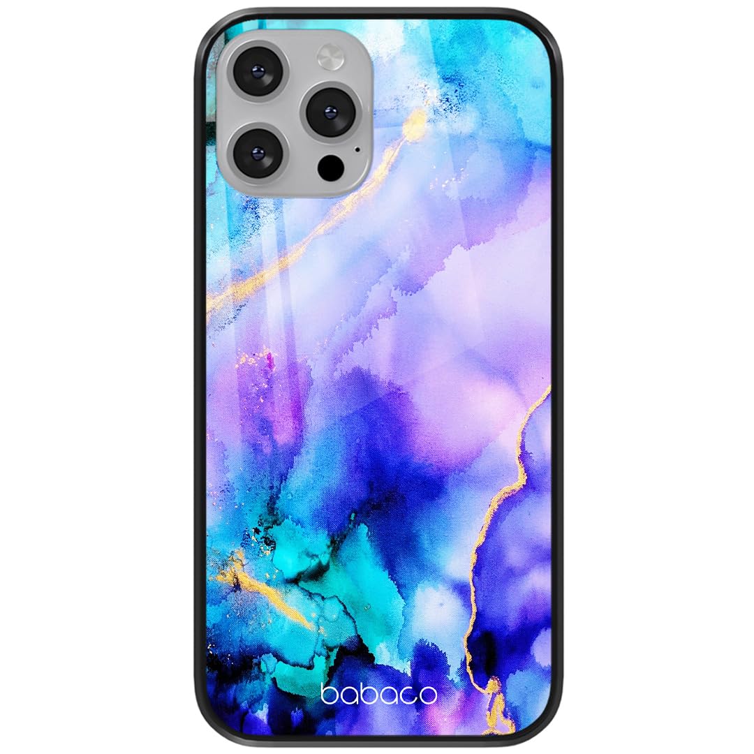 Babaco ERT GROUP mobile phone case for Apple Iphone 13 PRO MAX original and officially Licensed pattern Abstract 011 made of hardened glass, optimally adapted to the mobile phone, protective cover