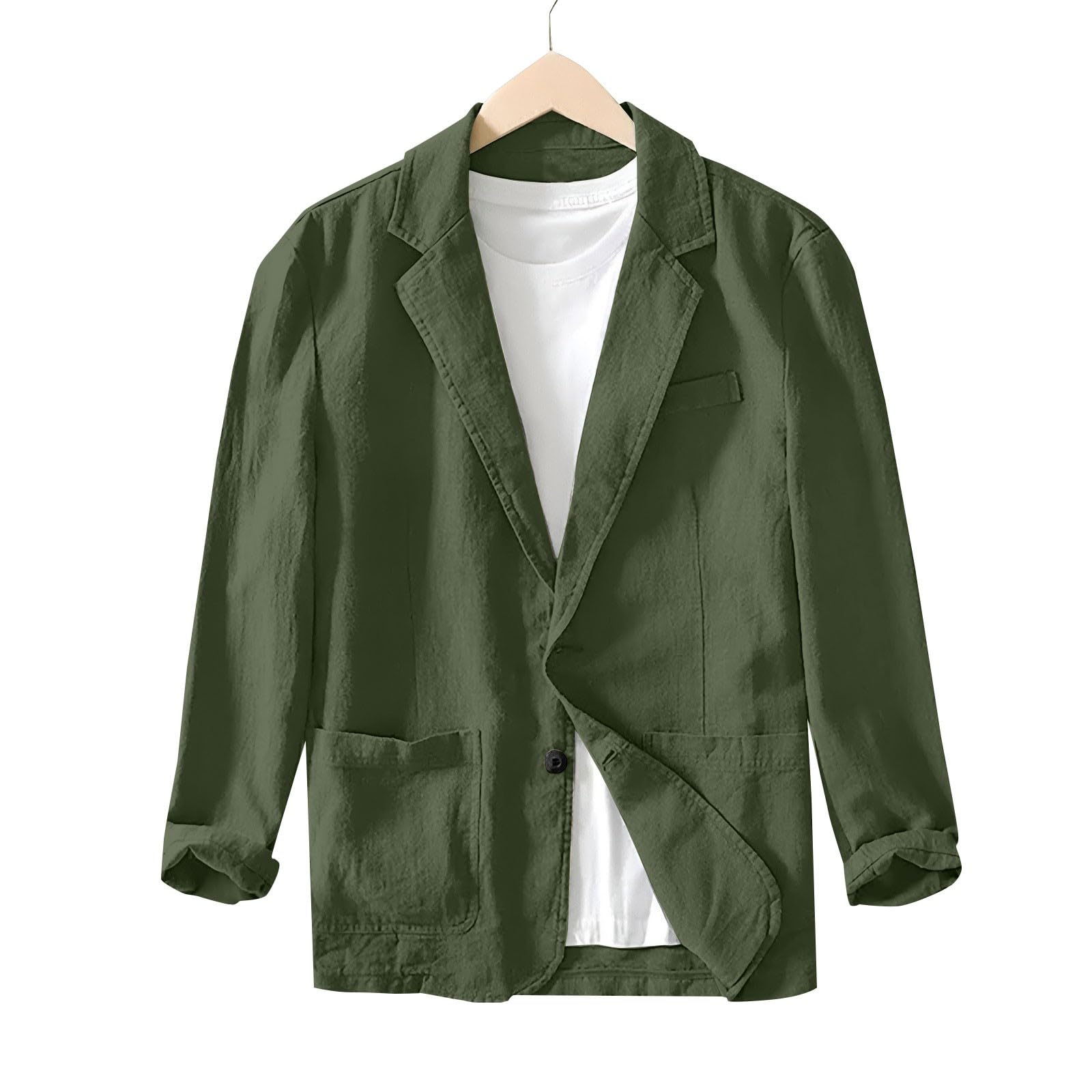 Giacche da Uomo Eleganti Oversize Coat con Bottoni Tinta Unita Elegante Jacket con Tasche Slim Fit Regular Fit Autunno Inverno Cappotto Comoda Giubbotto Soft Giacche da Pilota Cappotti Maniche Lunghe