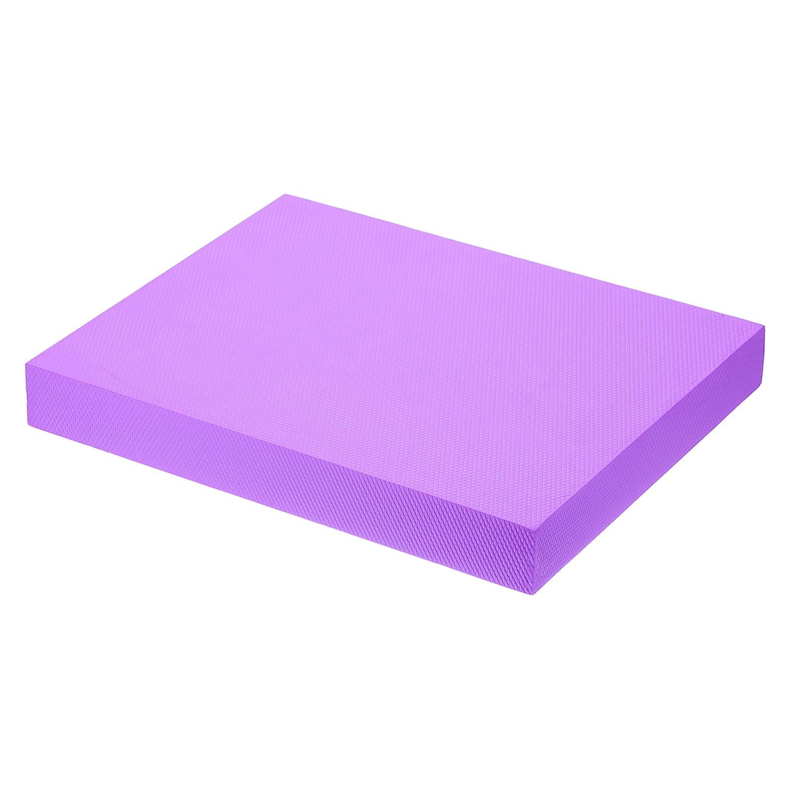 PATIKIL Balance Pad 15.7x13x2 Inch, Non-Slip TPE Foam Pad Cushion Exercise Yoga Mat Knee Pad for Fitness Stability Core Training Stretching, Purple