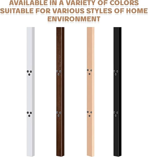 Miniatura 6 de Chunful 1 paquete de adaptador universal para barandilla para puerta de bebé, sin perforación, kit de montaje para postes redondos, cuadrados, de