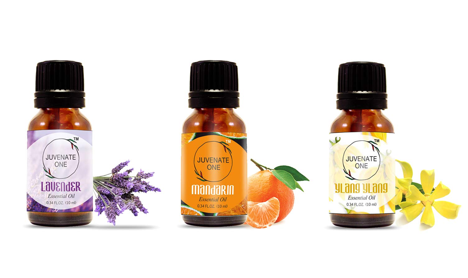 JUVENATE ONE Essential Oils - Lavender Oil, Ylang Ylang Oil, Mandarin Oil(Pack of 3) (B08RDCW2LG) Amazon Price History, Amazon Price Tracker