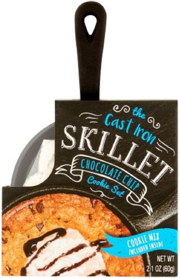 Cast Iron Skillet Chocolate Chip Cookie Set