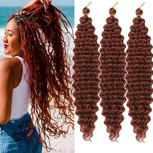 Paraglame Ginger Deep Wave Braiding Hair 18 Inch...