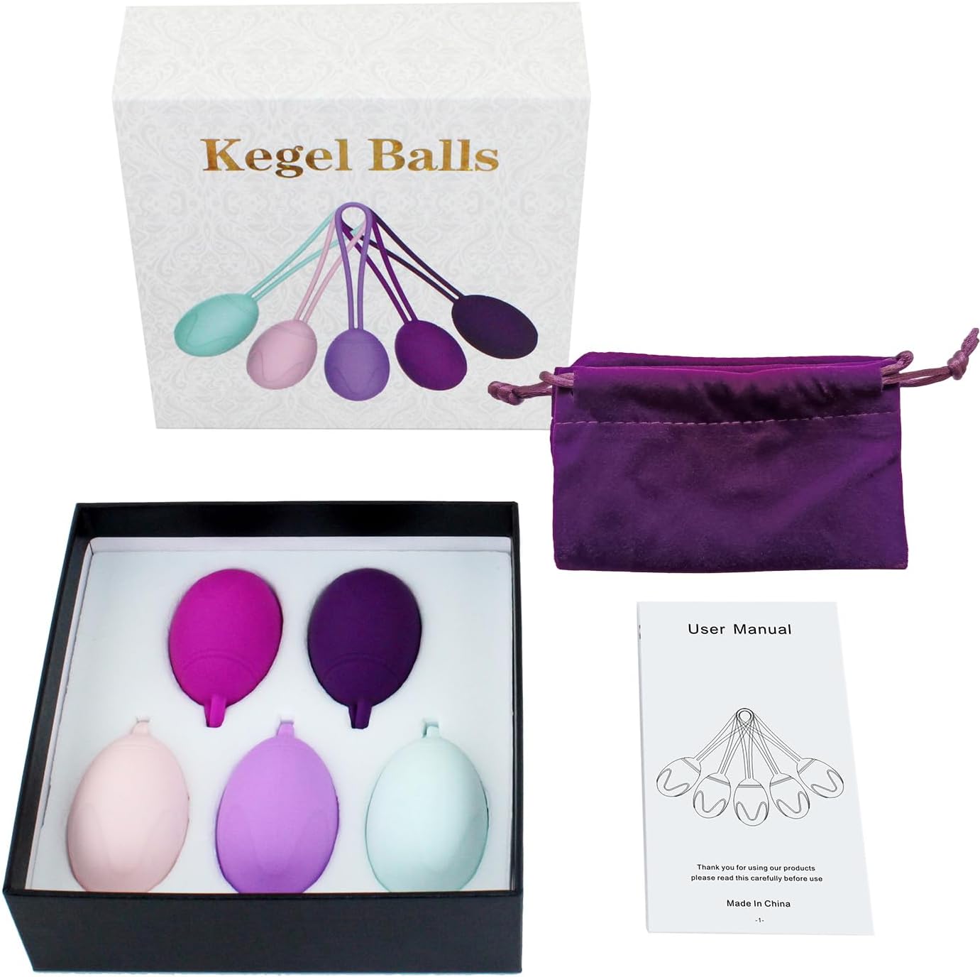 Pelvic Floor Muscle Trainer - Pelvic Floor Tightening and Strengthen Bladder Control - Kegel Exercise for Women Recommended by Doctors- Pelvic Floor Muscle Repair - for Beginners to Advanced