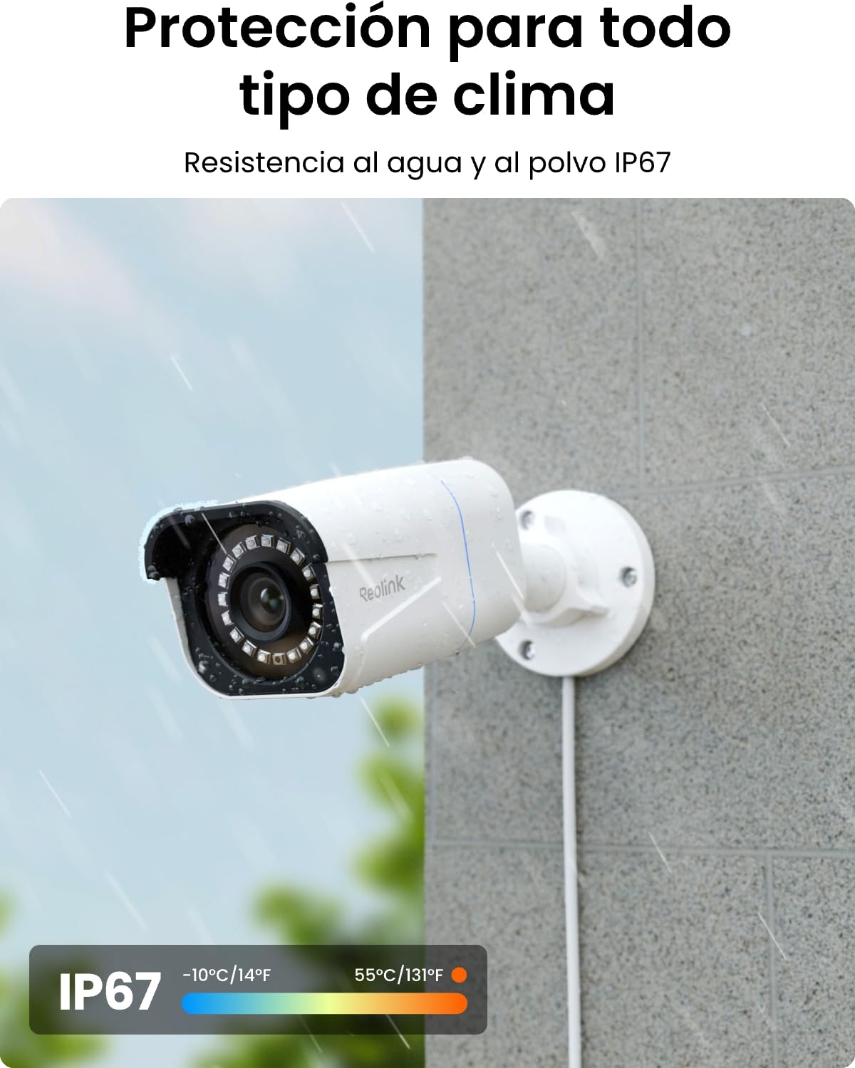 Reolink 4K Kit de Videovigilancia PoE para Exterior, 6X 8MP Cámaras IP, NVR 8CH con 2TB HDD, Grabación 24/7, Detección de Personas/Vehículos, Visión Nocturna, IP67 Impermeable, RLK8-800B6