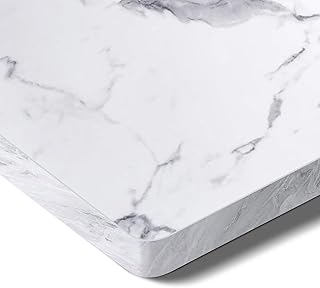 SANODESK Whole-Piece Particle Board Table Top for Standing Desk and Home Office Desk DIY, 48x30x1 Inch Marble Grey Desk Top