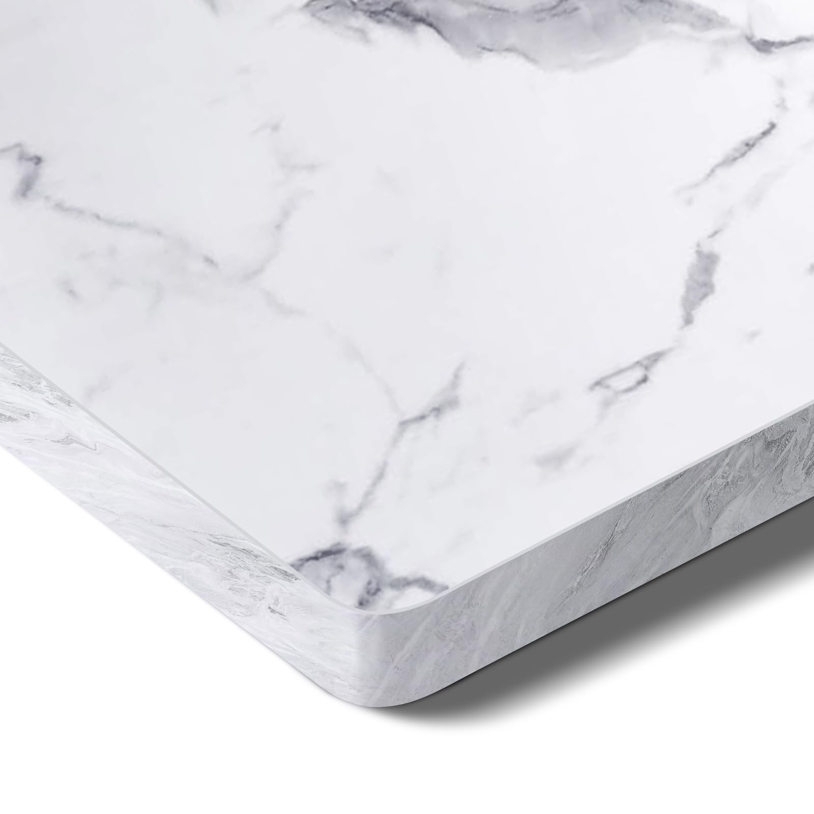 SANODESK Whole-Piece Particle Board Table Top for Standing Desk and Home Office Desk DIY, 48x24x1 Inch Marble Grey Desk Top