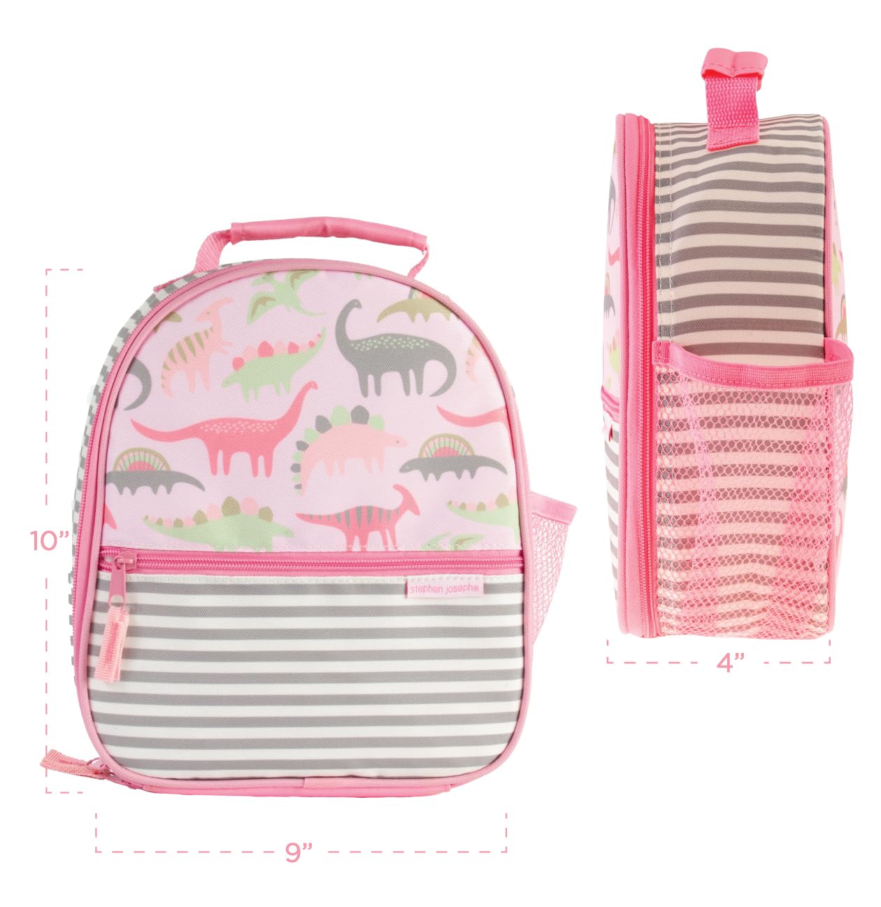 Stephen Joseph - All Over Print Sac isotherme - Dino rose