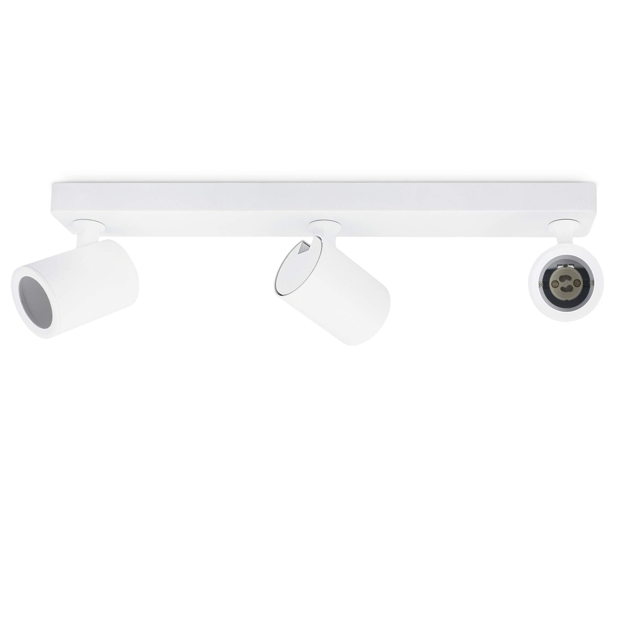 linovum SSC-LUXon TENJO 3 flammes blanc - triple spot de plafond en saillie