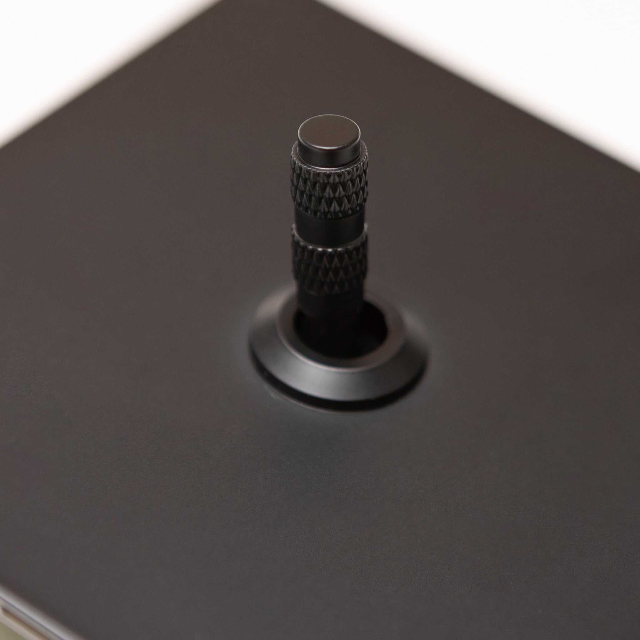 Foundry Series Knurled Toggle Switch and Sockets – Matte Black (1 Gang Intermediate Toggle) — image 1