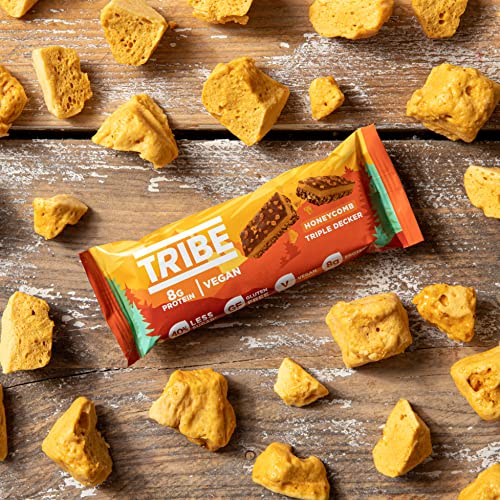 611QDoKL54L TRIBE Triple Decker Protein Bars - Best Sellers Bundle - Great-Tasting Natural Plant Energy - Vegan, Gluten & Dairy Free… - Image 6