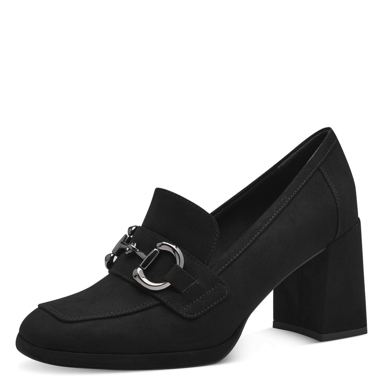 MARCO TOZZI Women's 2-24416-42 Loafers, Black, 5.5