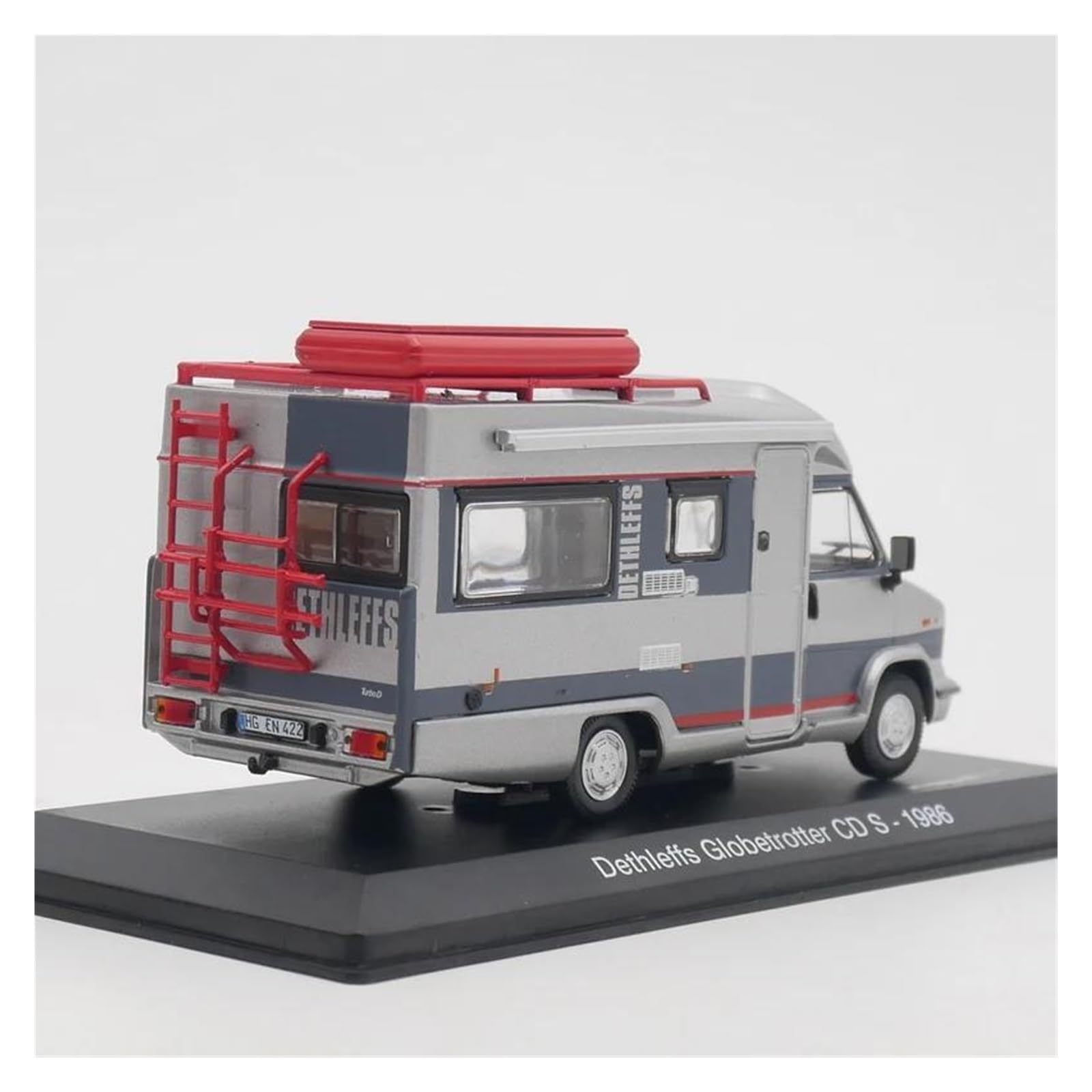 Metallo Scala Replica 1 43 Per Dethleffs Globetrotter CD S 1986 Modello Di Auto Giocattolo Nostalgia Classica Souvenir Esposizione Statica Hobby Veicoli Giochi Set