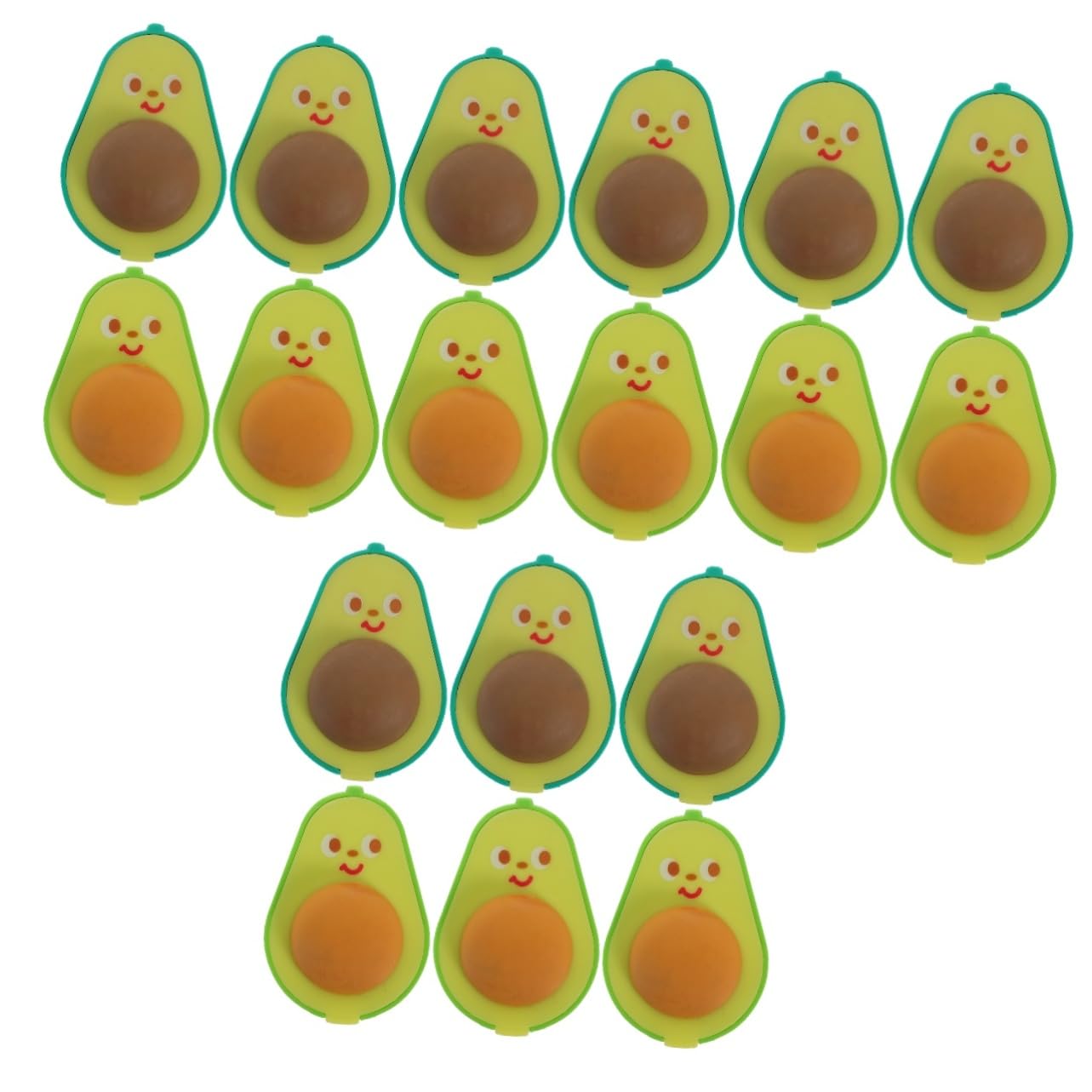 18stücke Abnehmbare Bleistiftspitzer Avocado Radiergummi Für Schüler Tragbare Anspitzer Für Schule Und Büro Für Erwachsene