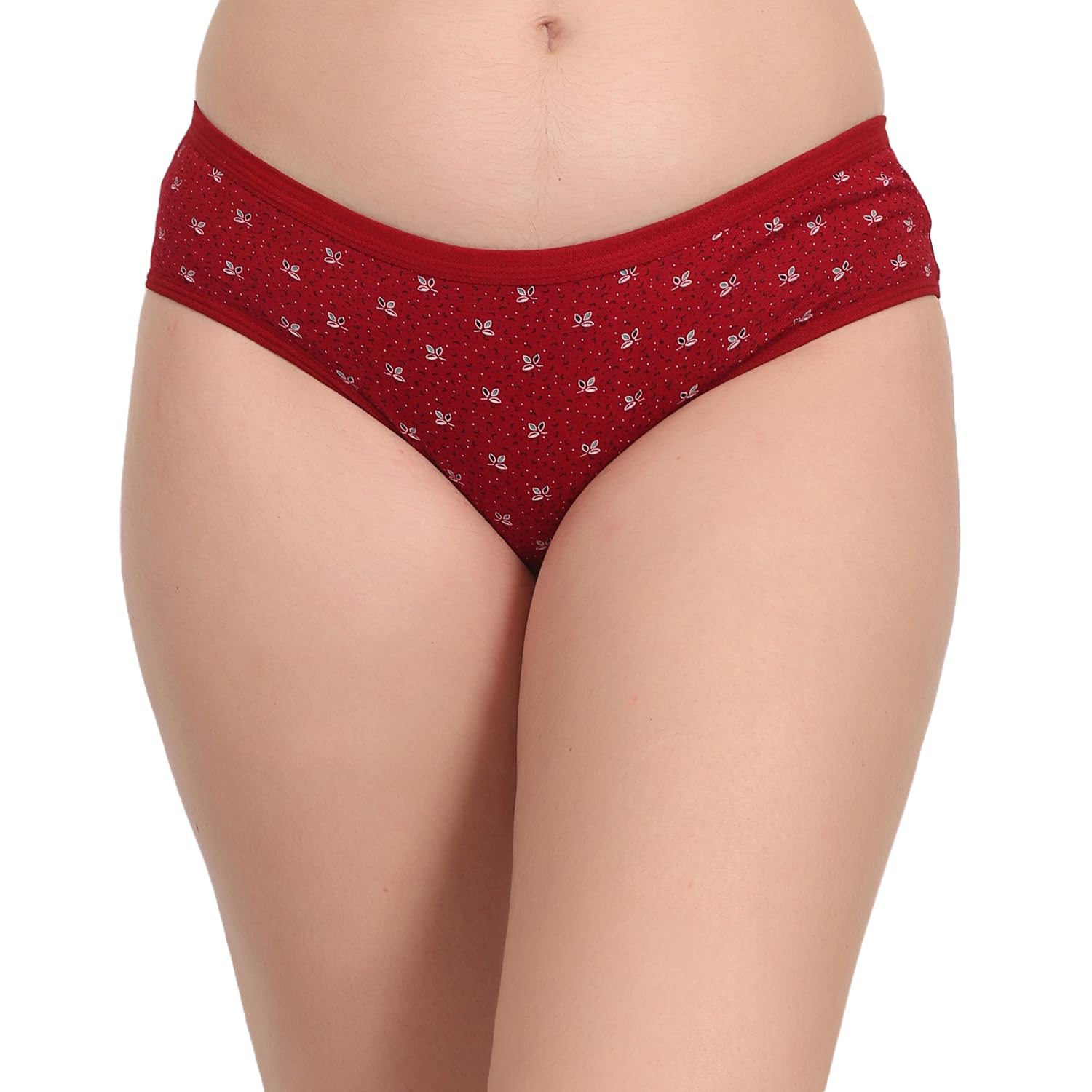ritupal collection - identify your look, define your style Women's Cotton Bikini Panty – Printed Mid-Rise Underwear, Soft & Breathable Everyday Fit-picture-31