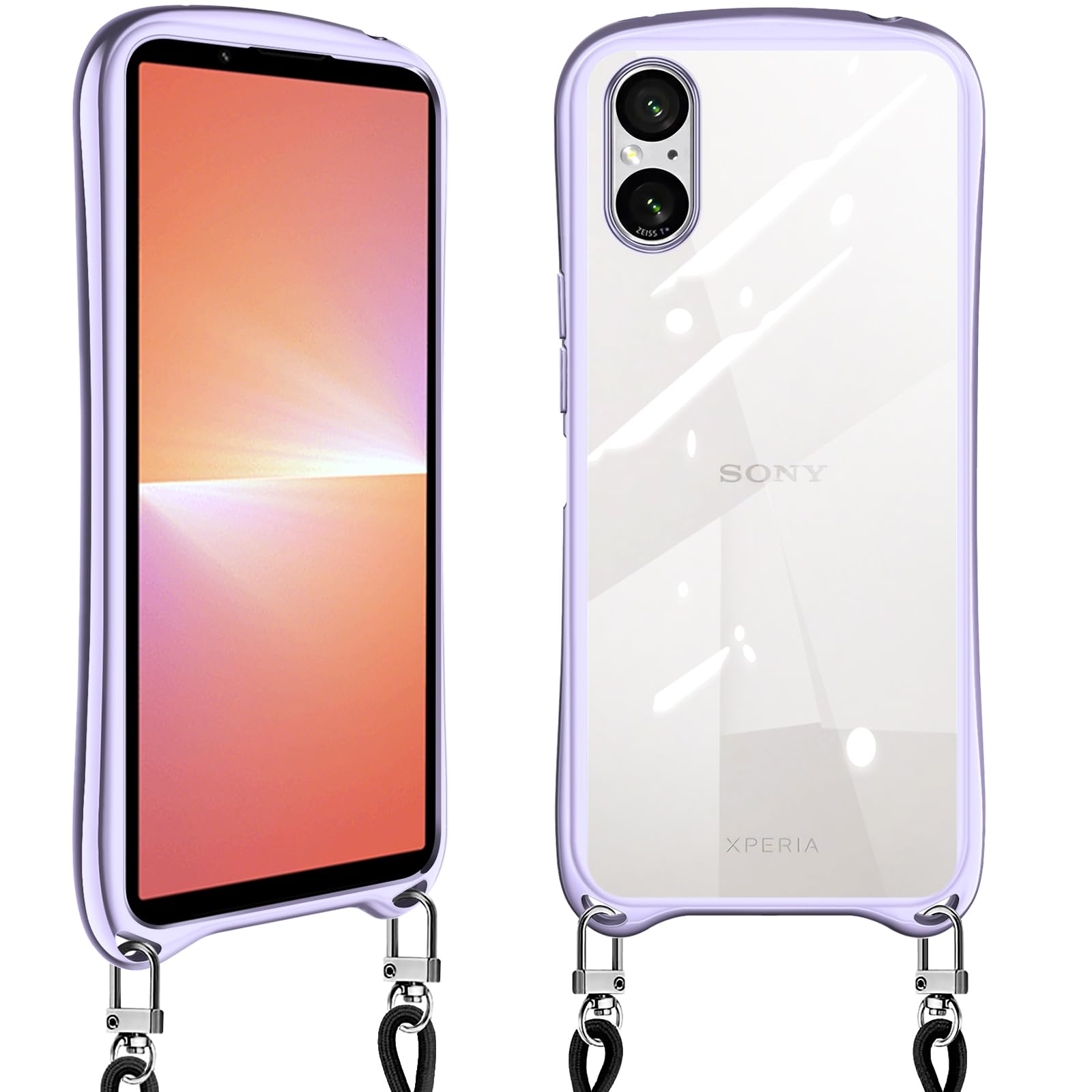 Sony Xperia5 V ケース　クリア　ショルダーストラップ　エクスペリア Amazon.co.jp: Xperia 5 V 用の ケース クリア ショルダー 透明