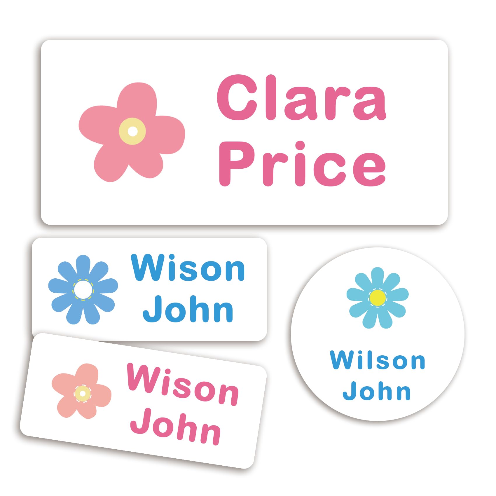 152 No Iron Personalised Clothing Labels - Waterproof Name Stickers for Kids' Clothes, School Uniforms & Shoes